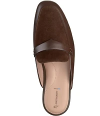 Johnston & Murphy Women's Isabel Leather Suede Mules
