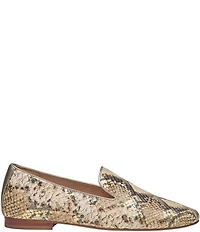 Johnston & Murphy Women's Isabel Snake Embossed Venetian Loafers