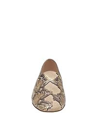 Johnston & Murphy Women's Isabel Snake Embossed Venetian Loafers