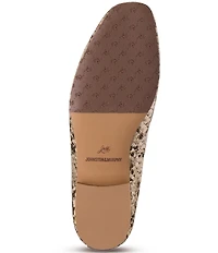 Johnston & Murphy Women's Isabel Snake Embossed Venetian Loafers