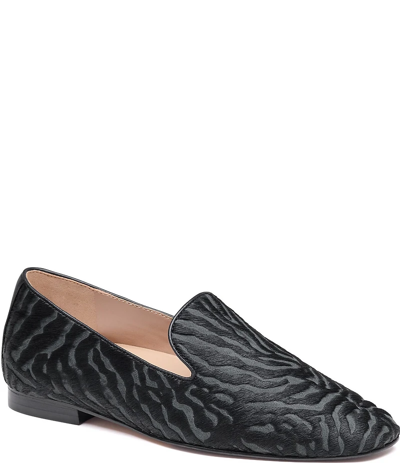 Johnston & Murphy Women's Isabel Zebra Haircalf Venetian Loafers