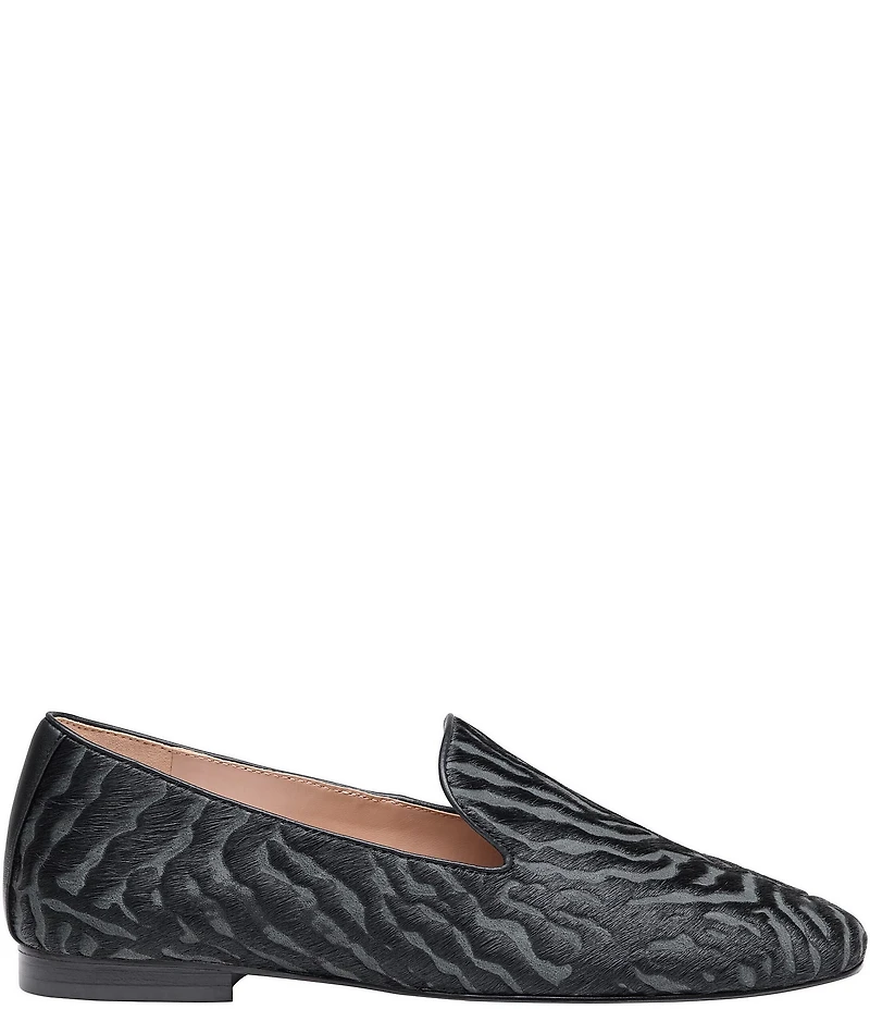 Johnston & Murphy Women's Isabel Zebra Haircalf Venetian Loafers