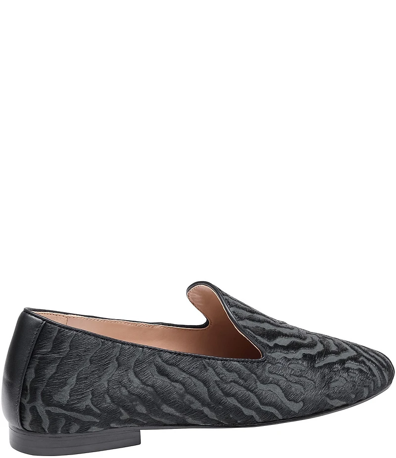 Johnston & Murphy Women's Isabel Zebra Haircalf Venetian Loafers