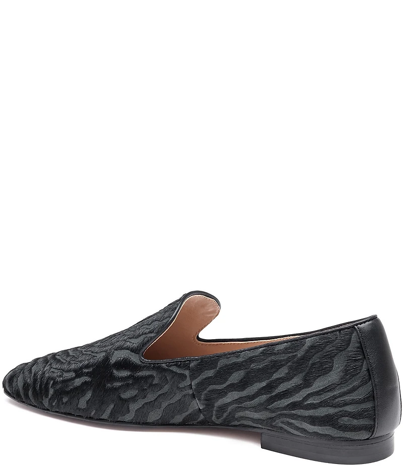 Johnston & Murphy Women's Isabel Zebra Haircalf Venetian Loafers