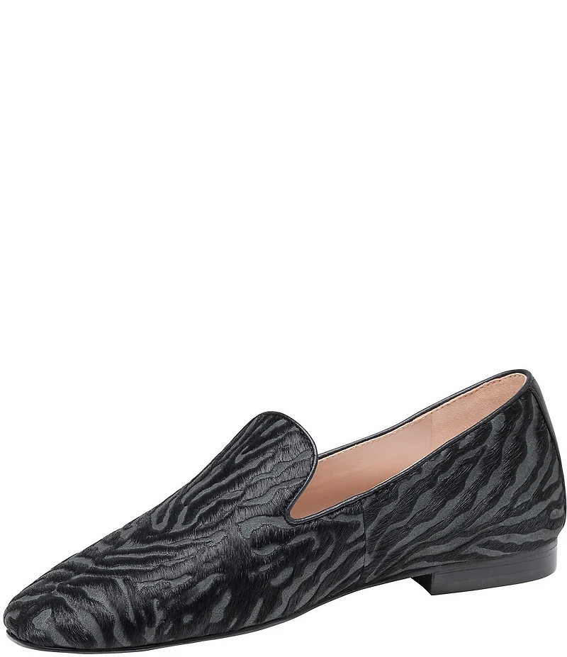 Johnston & Murphy Women's Isabel Zebra Haircalf Venetian Loafers