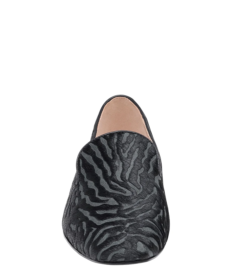 Johnston & Murphy Women's Isabel Zebra Haircalf Venetian Loafers