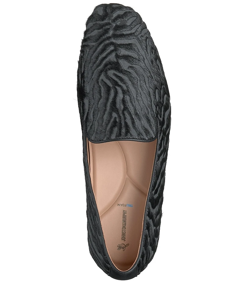 Johnston & Murphy Women's Isabel Zebra Haircalf Venetian Loafers