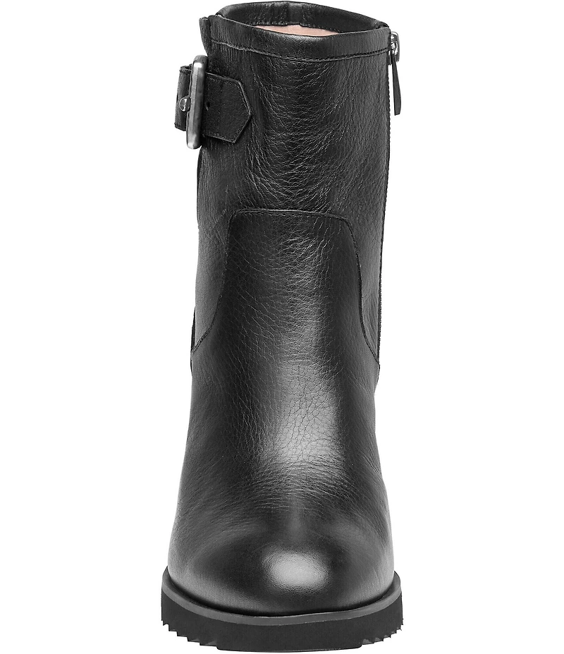 Johnston & Murphy Women's Izzie Waterproof Leather Buckle Booties