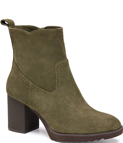 Johnston & Murphy Women's Izzie Waterproof Suede Booties