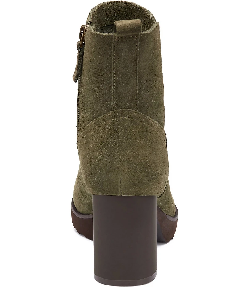 Johnston & Murphy Women's Izzie Waterproof Suede Booties