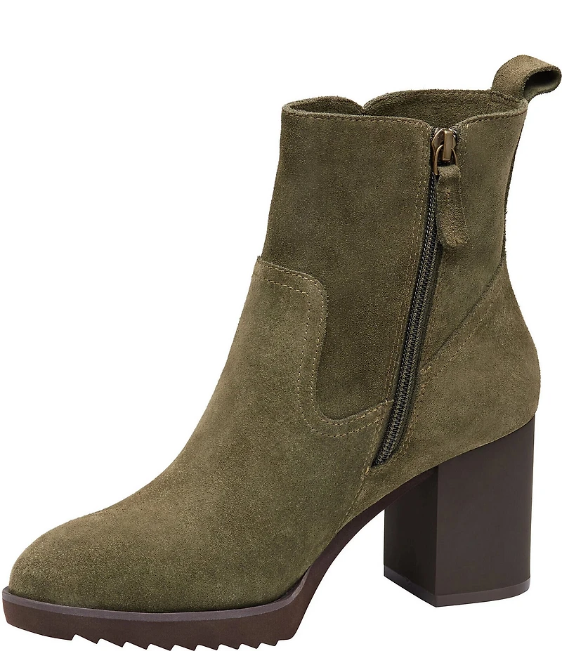 Johnston & Murphy Women's Izzie Waterproof Suede Booties