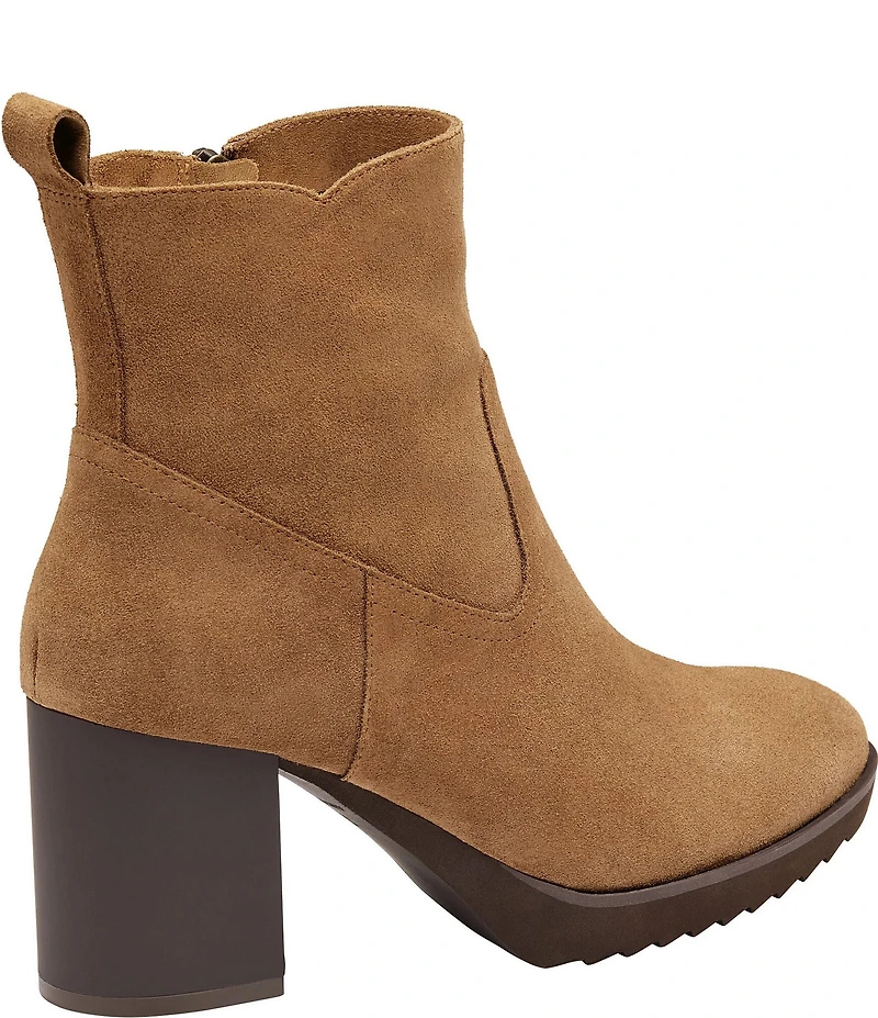 Johnston & Murphy Women's Izzie Waterproof Suede Booties