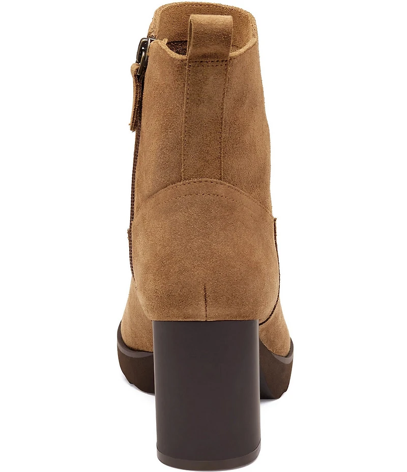 Johnston & Murphy Women's Izzie Waterproof Suede Booties