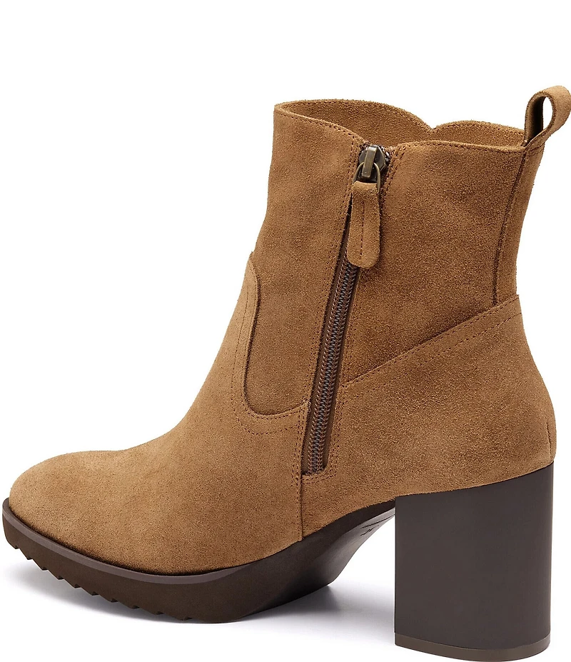Johnston & Murphy Women's Izzie Waterproof Suede Booties