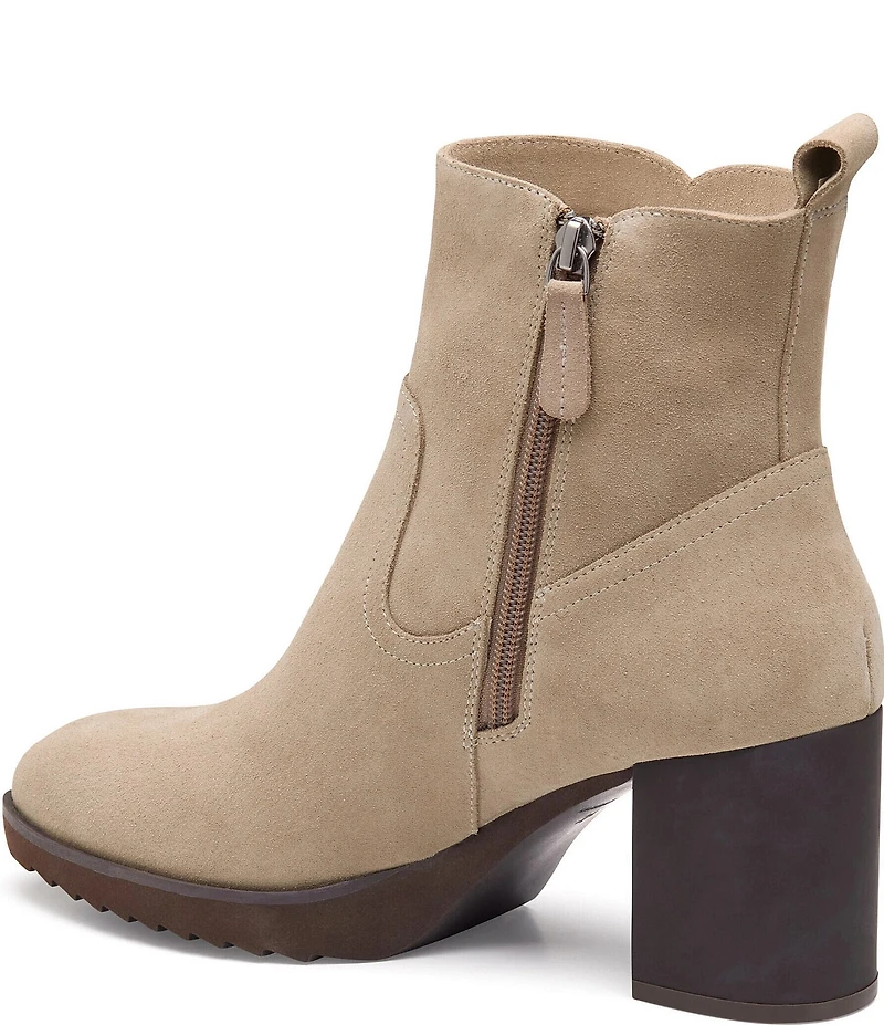 Johnston & Murphy Women's Izzie Waterproof Suede Booties