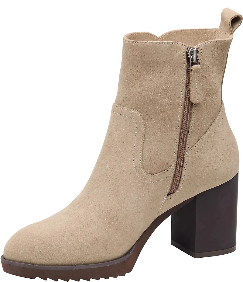 Johnston & Murphy Women's Izzie Waterproof Suede Booties