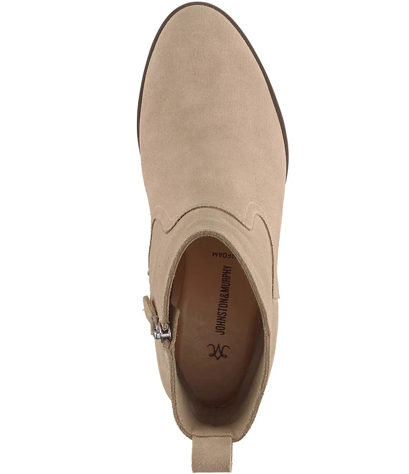 Johnston & Murphy Women's Izzie Waterproof Suede Booties