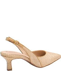 Johnston & Murphy Women's Lindsey Raffia Slingback Pumps
