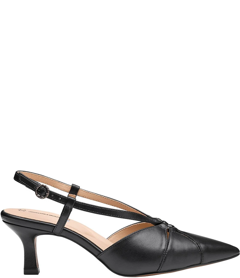 Johnston & Murphy Women's Lindsey Ring Detail Slingback Pumps