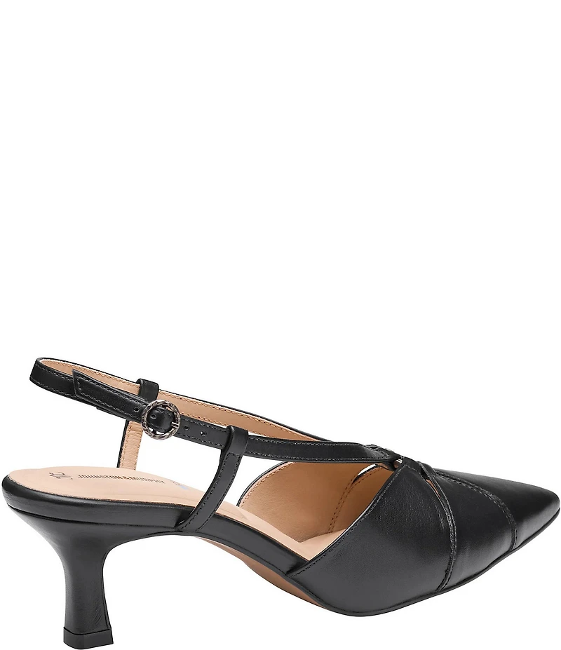 Johnston & Murphy Women's Lindsey Ring Detail Slingback Pumps
