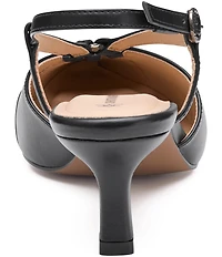 Johnston & Murphy Women's Lindsey Ring Detail Slingback Pumps