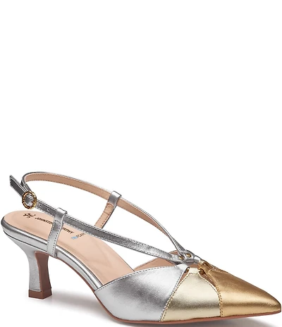 Johnston & Murphy Women's Lindsey Ring Detail Slingback Pumps