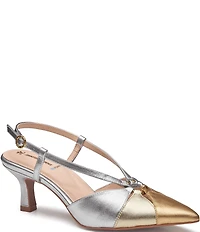 Johnston & Murphy Women's Lindsey Ring Detail Slingback Pumps