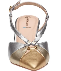 Johnston & Murphy Women's Lindsey Ring Detail Slingback Pumps