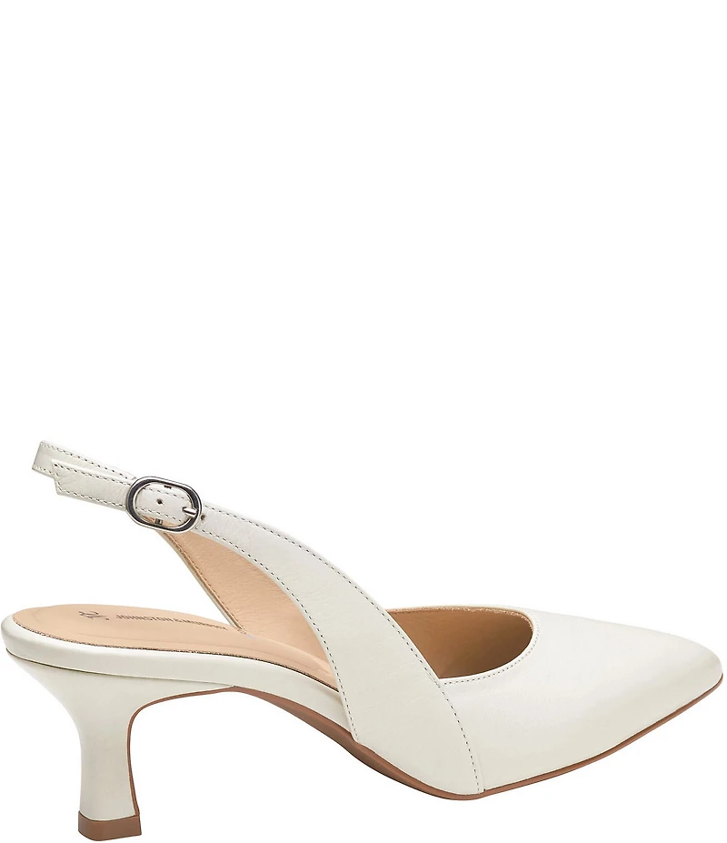 Johnston & Murphy Women's Lindsey Leather Slingback Pumps