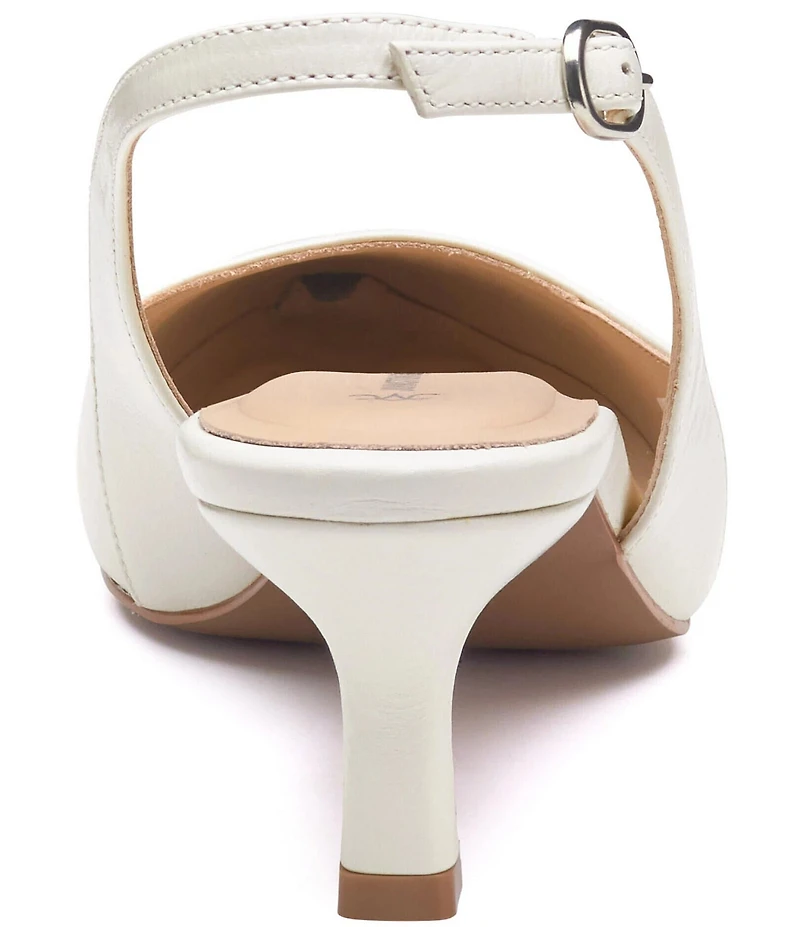 Johnston & Murphy Women's Lindsey Leather Slingback Pumps