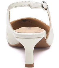Johnston & Murphy Women's Lindsey Leather Slingback Pumps