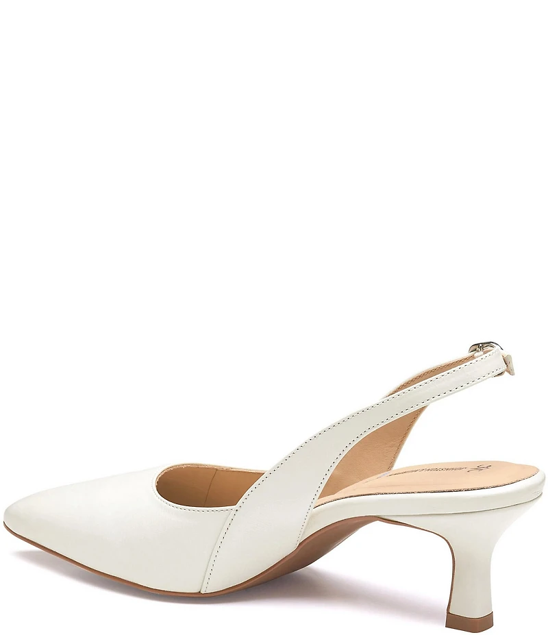 Johnston & Murphy Women's Lindsey Leather Slingback Pumps