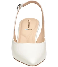 Johnston & Murphy Women's Lindsey Leather Slingback Pumps