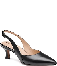 Johnston & Murphy Women's Lindsey Leather Slingback Pumps