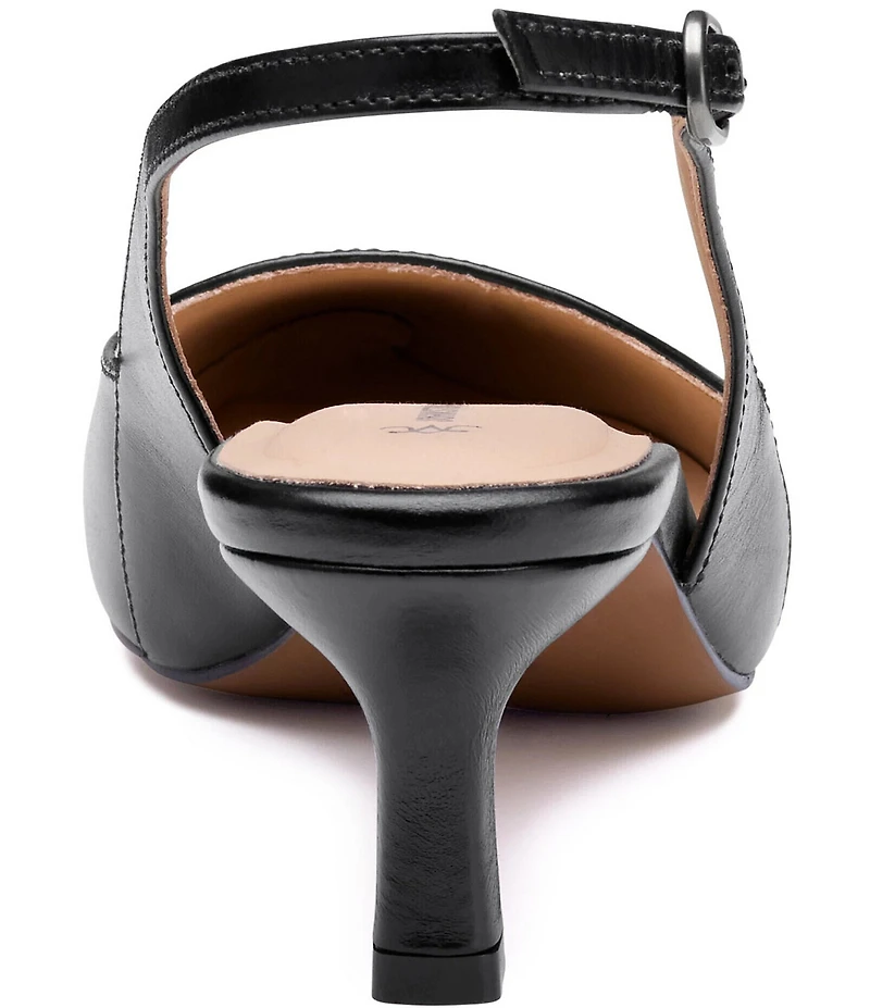 Johnston & Murphy Women's Lindsey Leather Slingback Pumps