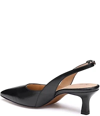 Johnston & Murphy Women's Lindsey Leather Slingback Pumps