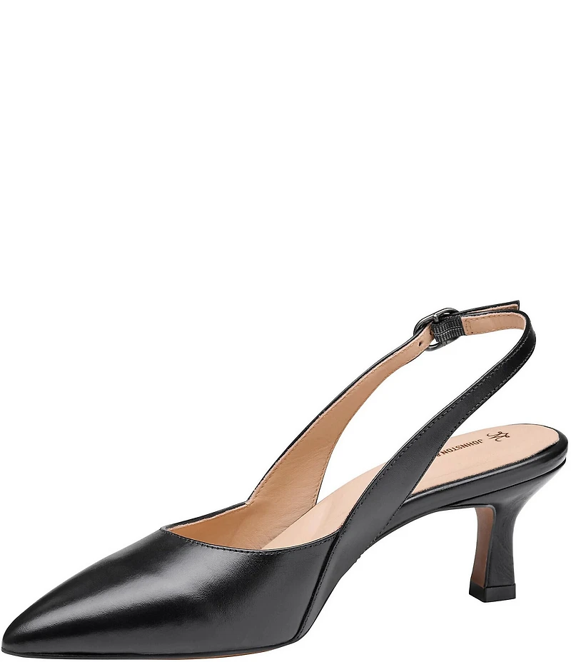 Johnston & Murphy Women's Lindsey Leather Slingback Pumps