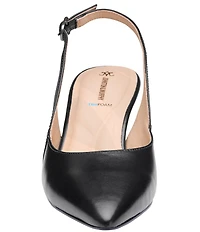 Johnston & Murphy Women's Lindsey Leather Slingback Pumps