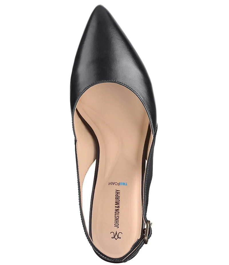 Johnston & Murphy Women's Lindsey Leather Slingback Pumps