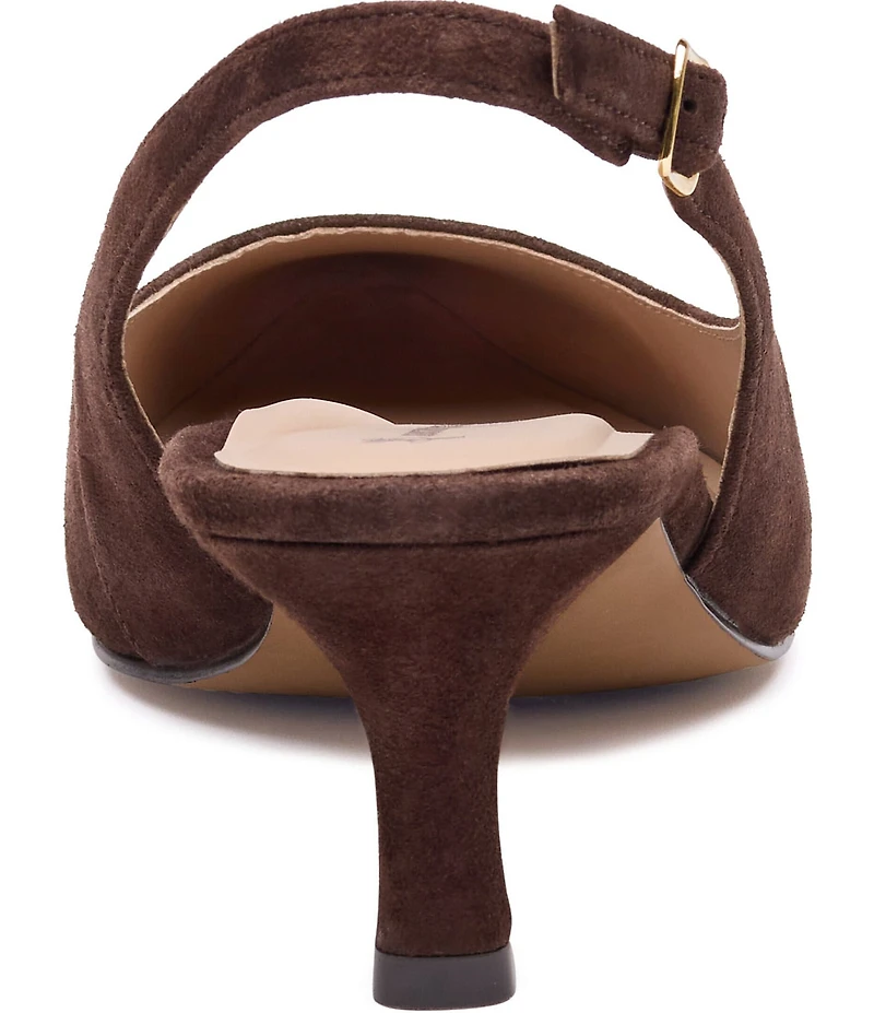 Johnston & Murphy Women's Lindsey Suede Slingback Pumps