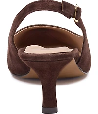 Johnston & Murphy Women's Lindsey Suede Slingback Pumps