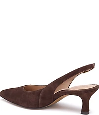 Johnston & Murphy Women's Lindsey Suede Slingback Pumps