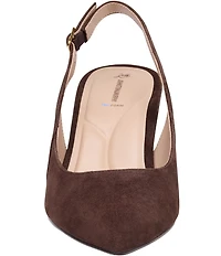 Johnston & Murphy Women's Lindsey Suede Slingback Pumps