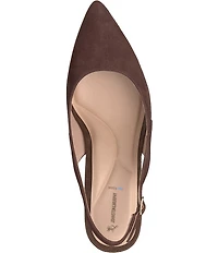 Johnston & Murphy Women's Lindsey Suede Slingback Pumps