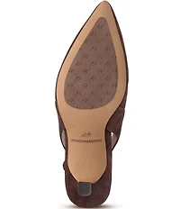 Johnston & Murphy Women's Lindsey Suede Slingback Pumps