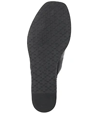 Johnston & Murphy Women's Mallory Leather Wedge Slide Sandals