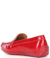 Johnston & Murphy Women's Melanie Patent Leather Slip On Venetian Loafers
