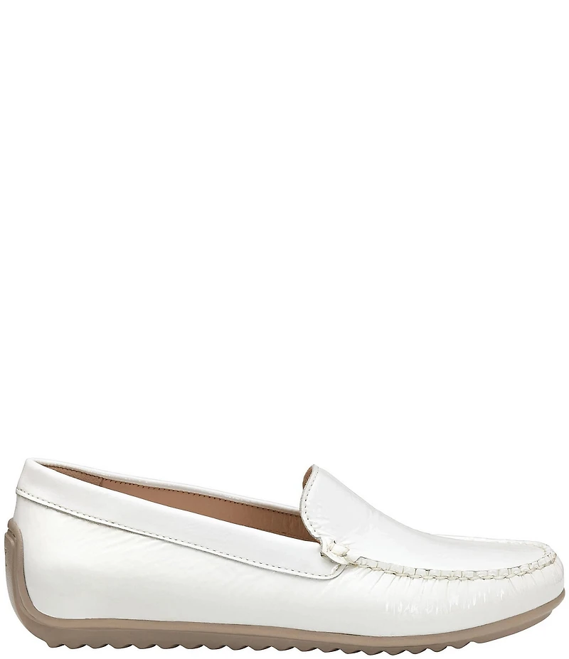 Johnston & Murphy Women's Melanie Patent Leather Slip On Venetian Loafers