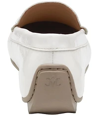 Johnston & Murphy Women's Melanie Patent Leather Slip On Venetian Loafers