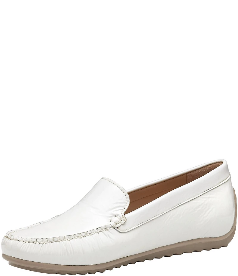 Johnston & Murphy Women's Melanie Patent Leather Slip On Venetian Loafers